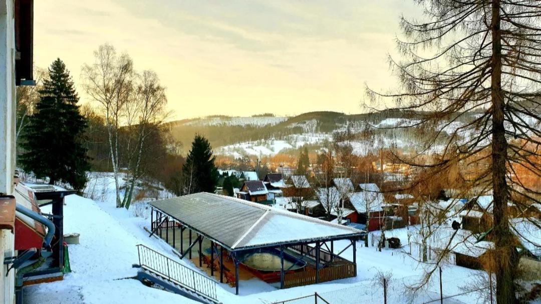 Penzion Stavar Vrbno pod Pradědem Exteriör bild